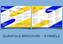 design an editable canva brochure bifold, trifold, quad fold